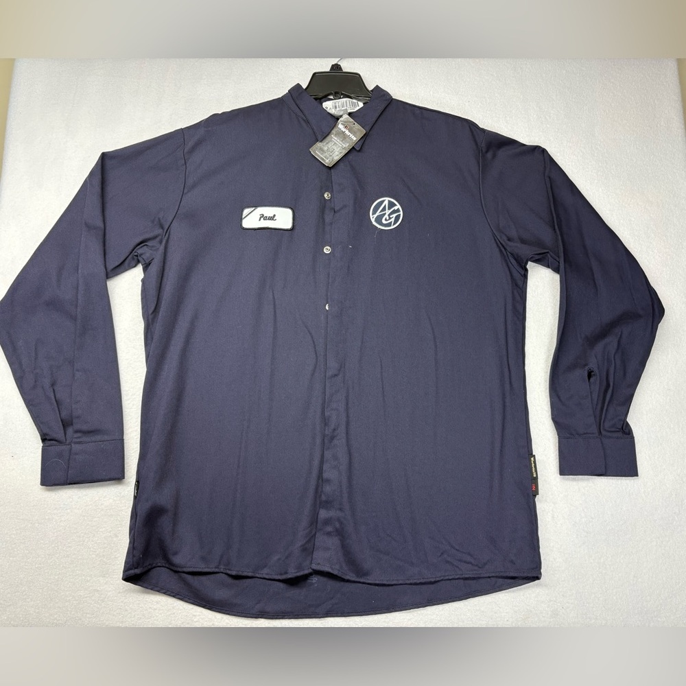 NEW Workrite CAT2 FR FLAME RESISTANT 2XL-LN 50-L  Tall Work Shirt NWT